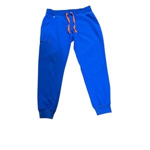 FIGS Size Medium Zamora Joggers Royal Blue Scrub Pants